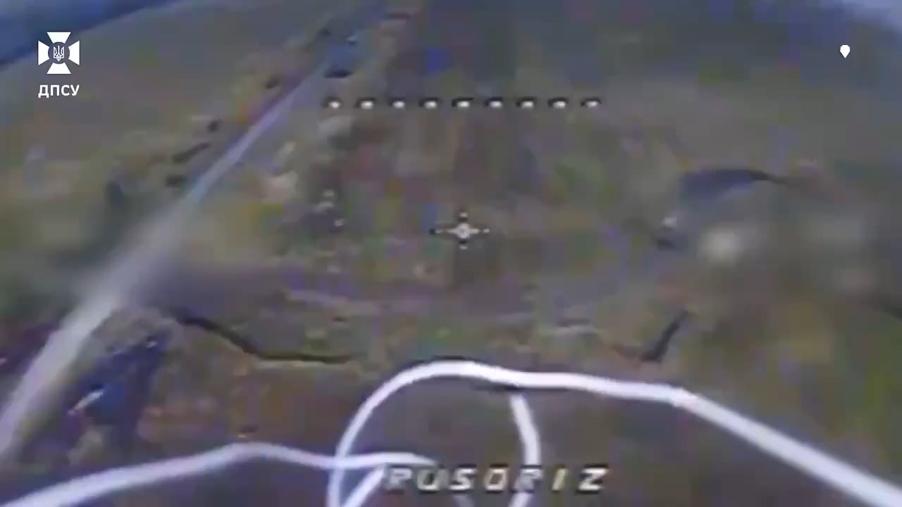 An FPV pilot of the “Phoenix” unit of the Ukrainian State Border Guard Service destroyed a Russian BM-21 "Grad" MLRS with his quad. They utilized a second FPV drone to verify the outcome.