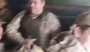 Ukrainian soldiers still moving to the front lines. Don’t forget to wish them safety & victory