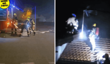 VIDEO Požar u Novom Zagrebu: Zapalila se kuća u kojoj su bili smješteni strani radnici