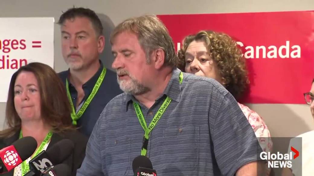 Click to play video: '‘We are sorry’: Striking Air Canada flight attendants union sends message to public'