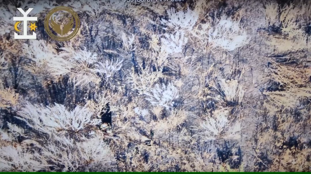 A russian invader killed himself with his own grenade while flipping off a reconnaissance drone from the 'Sky Fury' unit of Ukraine’s 54th Mechanized Brigade.