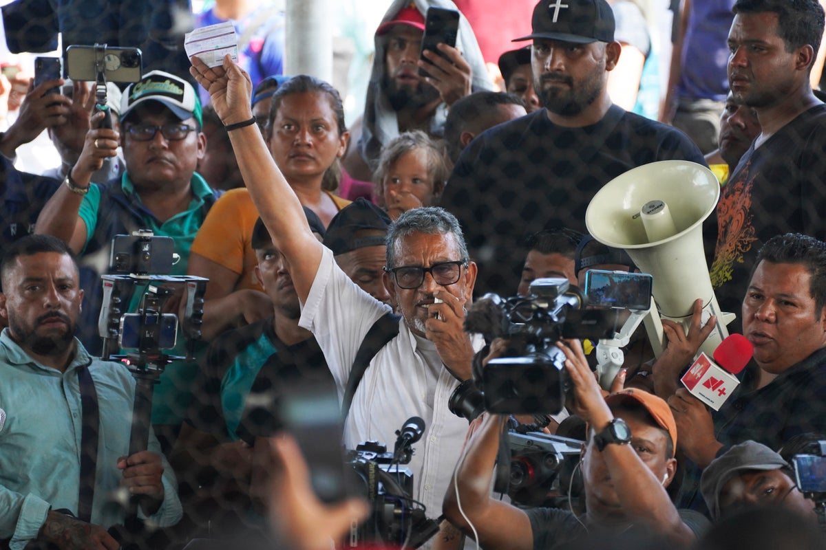 Mexican authorities arrest outspoken activist ahead of a planned migrant caravan