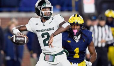 'Different environment' for Michigan State with QB Aidan Chiles