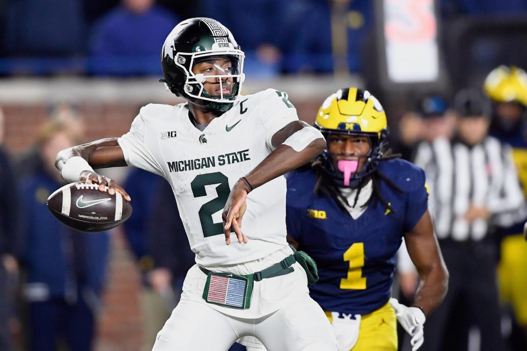 'Different environment' for Michigan State with QB Aidan Chiles