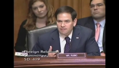 Marco Rubio in 2015: " The goal Putin has here is not just about Ukraine. It's about completely reorganizing the post-Cold War order...He wants to force NATO to fall apart. In fact, he's questioned why we even need NATO anymore."