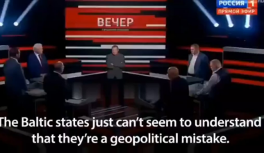 Now confident that they will be rewarded for 11 years of atrocities in Ukraine, the Putin regime begins preparing its population for the invasion of Latvia, Lithuania, and Estonia. Appeasement only continues to broaden russia's aims