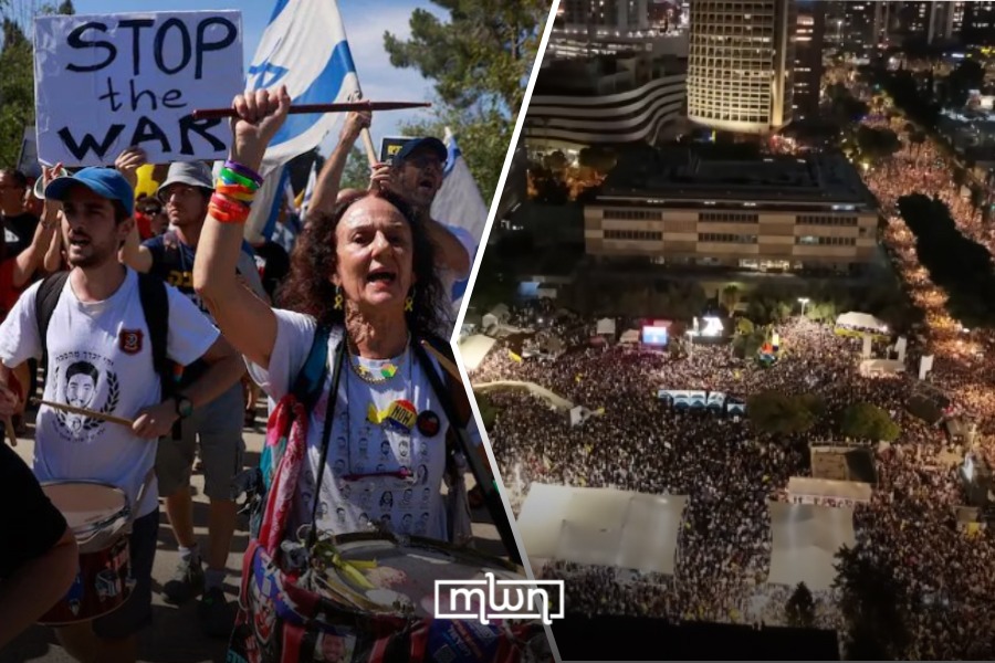 500,000 Israelis Take to Tel Aviv Streets to Demand Gaza Ceasefire