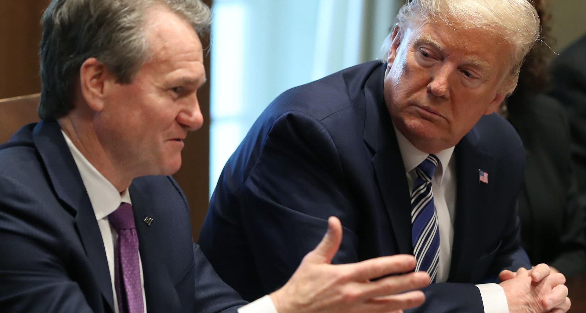 Trump says JPMorgan Chase, Bank of America rejected him as a customer