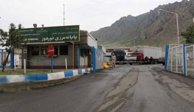 Nourduz border terminal, Iran’s main crossing with Armenia, August 28, 2021