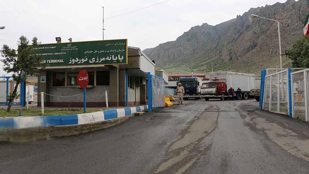 Nourduz border terminal, Iran’s main crossing with Armenia, August 28, 2021
