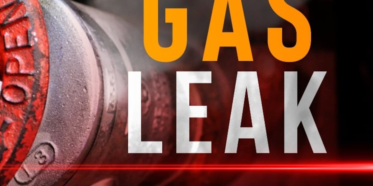 Gas main leak closes road in Longmeadow