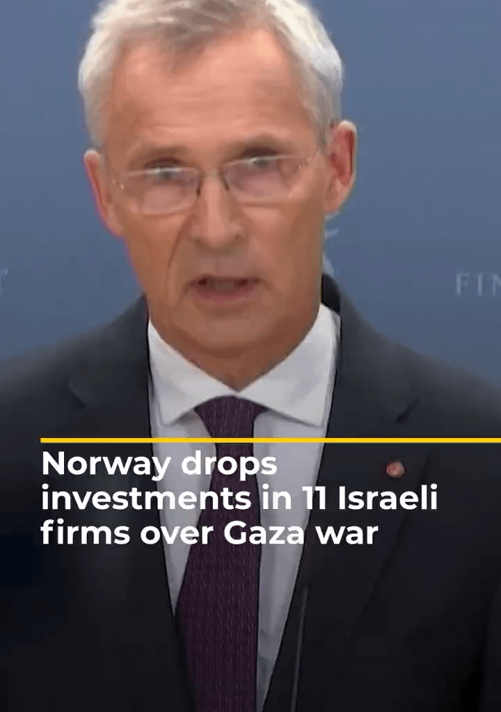 Norway drops investments in 11 “Israeli” firms over Gaza war | AJ