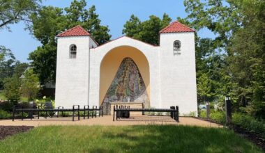 The restored shrine of Our Lady of Guadalupe in Endeavor, WI (Spectrum News 1/Natalie Sopyla)