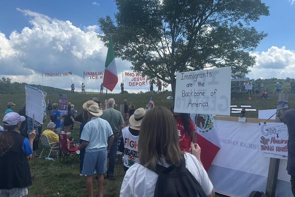 Moshannon ICE Protest in Rural Pennsylvania Coal Town Opens Eyes