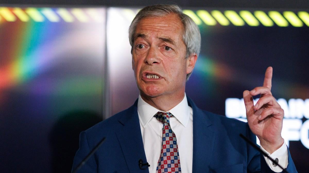 Nigel Farage calls for two-tier rights to prioritise British citizens