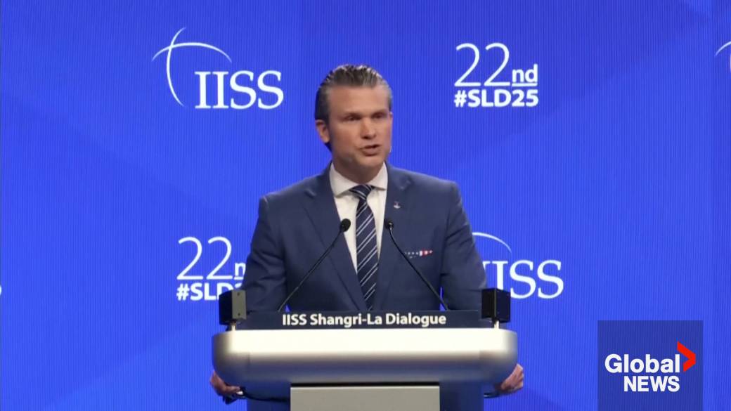 Click to play video: 'Hegseth warns that China poses ‘imminent’ threat to Taiwan'