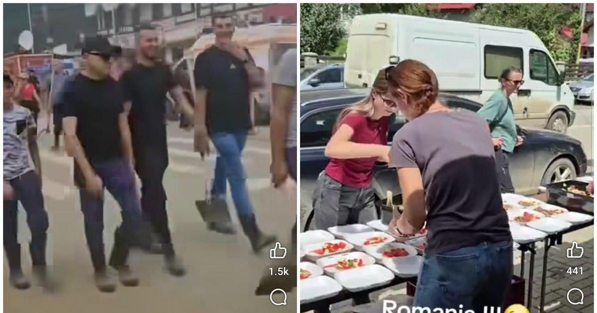 Voluntarii veniți cu Georgescu la Broșteni, revoltați că nu au primit de mâncare de la localnici. „Au coborât și au urcat. La fel de curați”