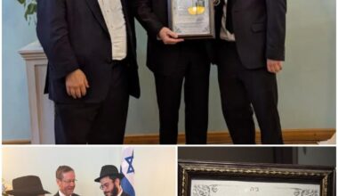Historical Letter Linked President Herzog and Latvian Shliach