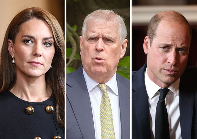 Prince William Prince Andrew Kate Middleton