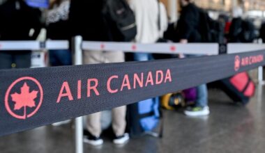 Air Canada flight attendants picketing at 4 major airports