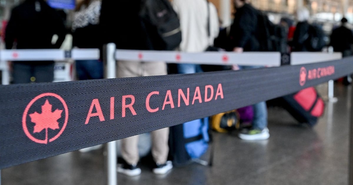 Air Canada flight attendants picketing at 4 major airports