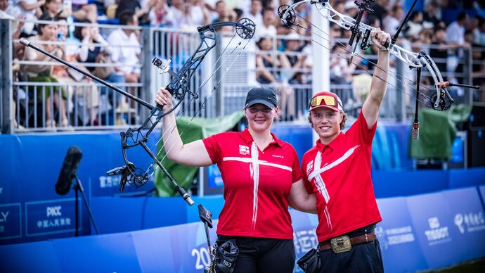 Denmark triumph in milestone compound mixed team final at Chengdu 2025