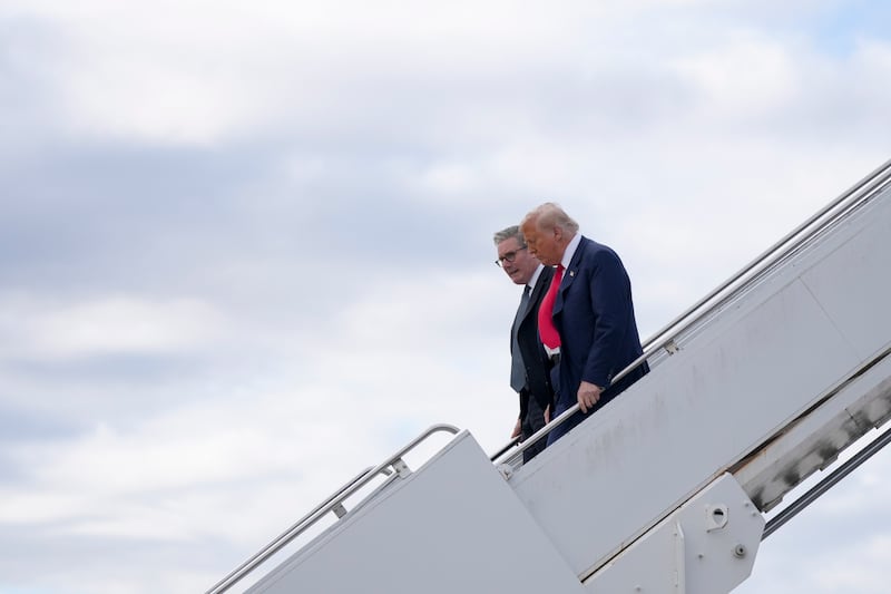 Since when has a UK leader ever been forced into the role of guest when meeting a foreign leader on home soil? Photograph: Tierney L. Cross/ The New York Times
                      