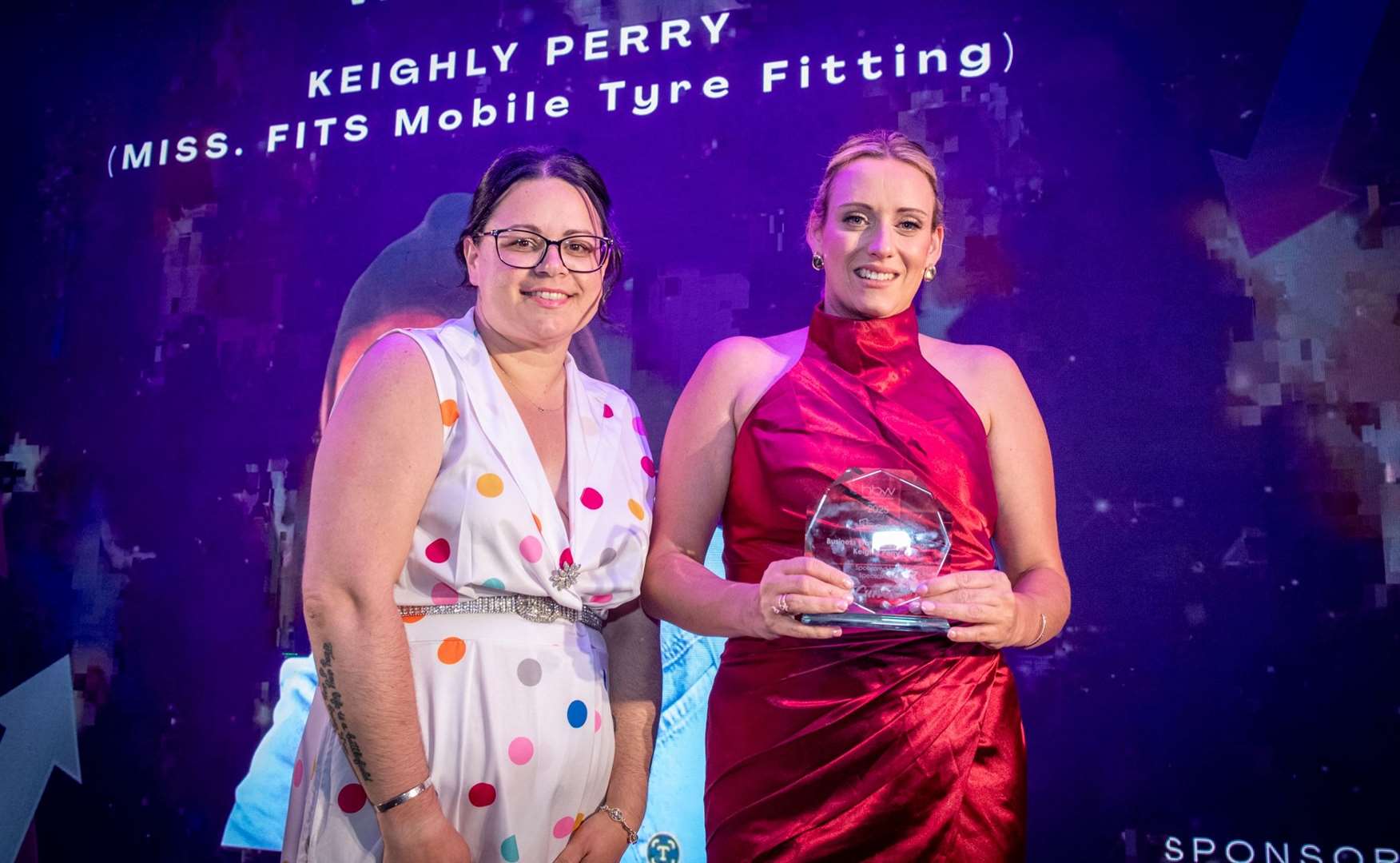 Keighly Perry was crowned businesswoman of the yearPicture: Callum Mackay.