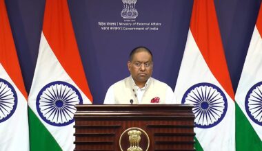 Pakistan Ministry of External Affairs spokesperson Randhir Jaiswal
