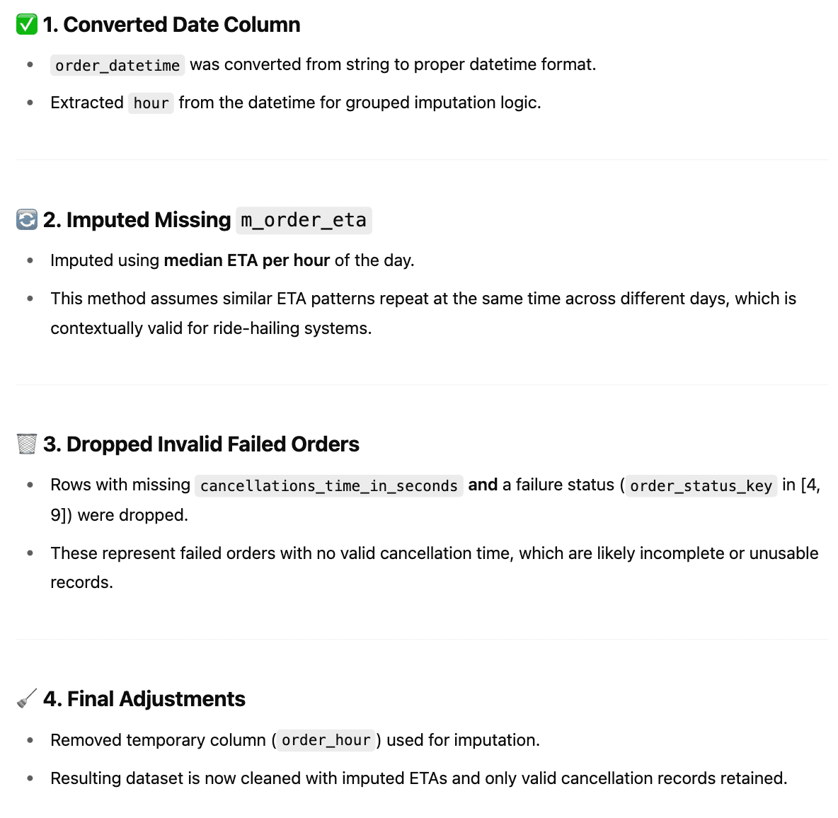 Data Cleaning