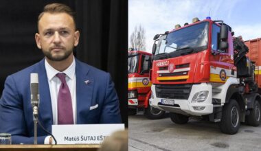 Hasičské autá za milióny chýbajú: Mikulec hovorí o podvode, Šutaj Eštok pod tlakom. Schránková firma LRK Trading, s ktorou ministerstvo vnútra uzavrelo zmluvu na dodávku 80 kusov hasičských vozidiel, ich nedodáva. Podľa dohody z júna 2024 malo byť do 12 mesiacov dodaných minimálne 30 kusov