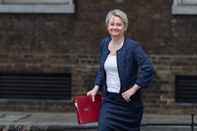 LONDON, UNITED KINGDOM - JUNE 03, 2025: Secretary of State for the Home Department Yvette Cooper arrives in Downing Street to attend the weekly Cabinet meeting in London, United Kingdom on June 03, 2025. (Photo credit should read Wiktor Szymanowicz/Future Publishing via Getty Images)