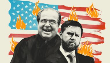 JD Vance Dismisses ‘Wrong’ Conservative Icon Antonin Scalia Over Flag-Burning