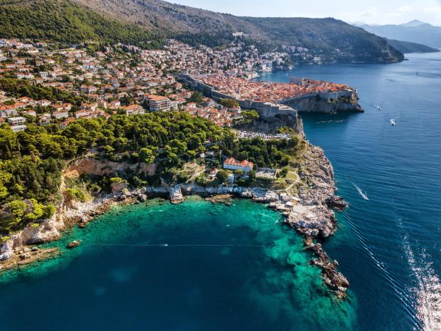 A beautiful turquoise-watered coastline