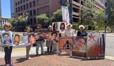 Iranian Resistance Supporters in San Diego, California Mark 80th Week of “No to Execution Tuesdays”