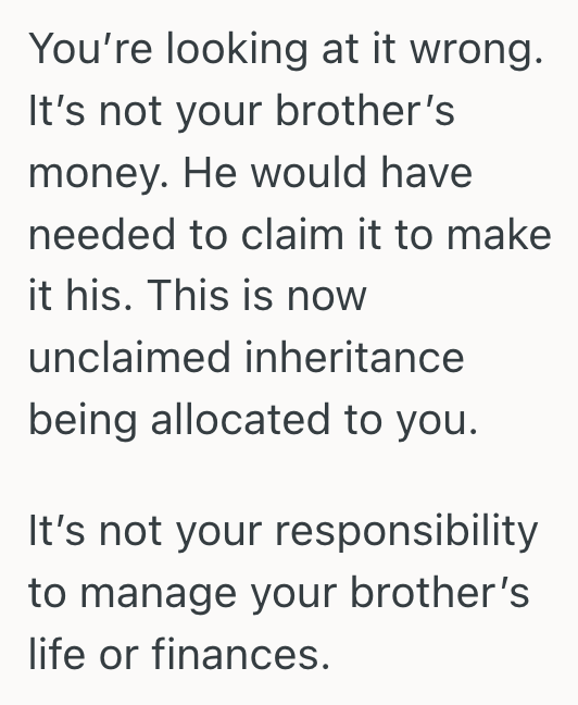 Screenshot 2025 07 18 at 2.58.56 PM Her Brother Ignored Every Chance To Claim His Share Of Their Family Inheritance, So She Ended Up With The Entire Sum To Herself