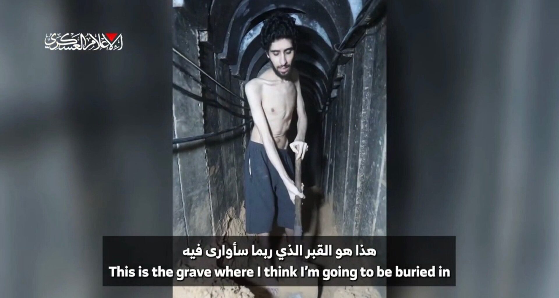 'A living skeleton buried alive’: Hamas hostage Evyatar David forced to dig what he fears will be his own grave