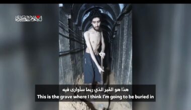 'A living skeleton buried alive’: Hamas hostage Evyatar David forced to dig what he fears will be his own grave
