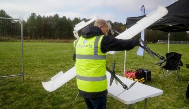 Skyports Drones Fly Medical Supplies Drone Uk