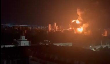 Oil Refinery Burns in Krasnodar After Drone Attack