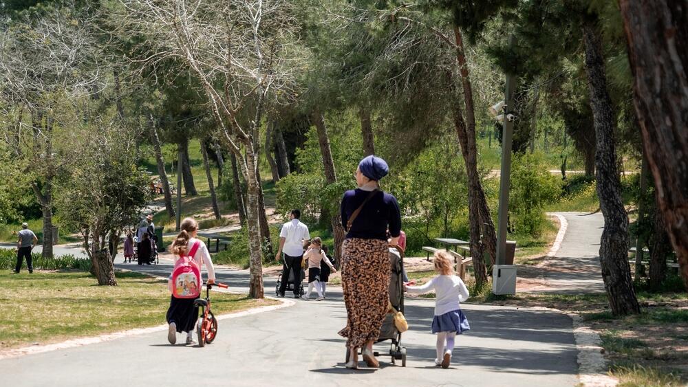 אישה משפחה חרדי חרדים חרדית אילוס אילוסטרציה