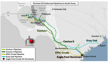 Can't Hold Back - Cactus I and II Pipelines Remain Key to Corpus Christi's Role as Crude Export Hub