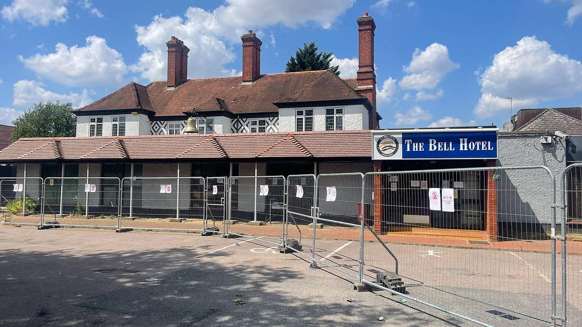 Waitrose worker admits taking part in 'violent disorder' outside Epping migrant hotel and is told he now faces jail