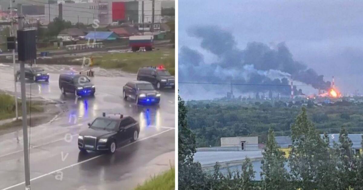 Ukraine launches waves of drone strikes while Putin travels to Alaska