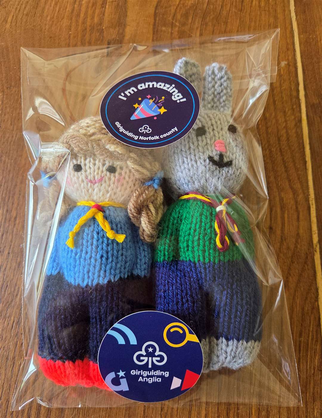 A set of Buddy Dolls was handed to King Charles and Queen Camilla