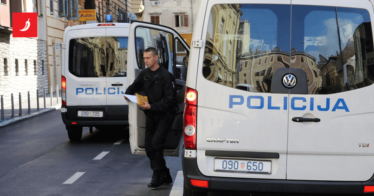 Drunk Poles steal a van in Rijeka, Croatia. End up crashing into a store.