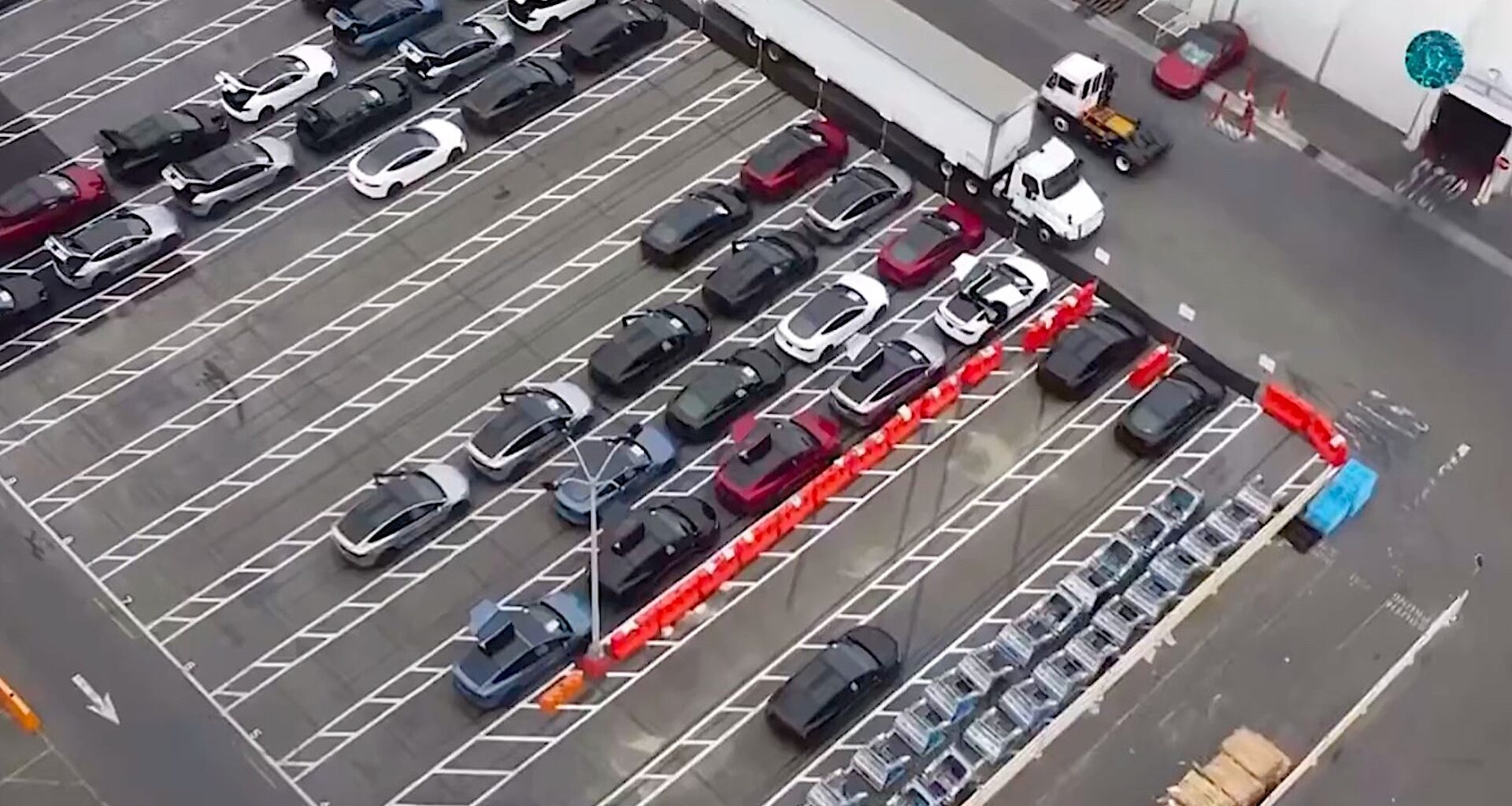 "Wondering if this signals a new efficiency in Tesla's production process."