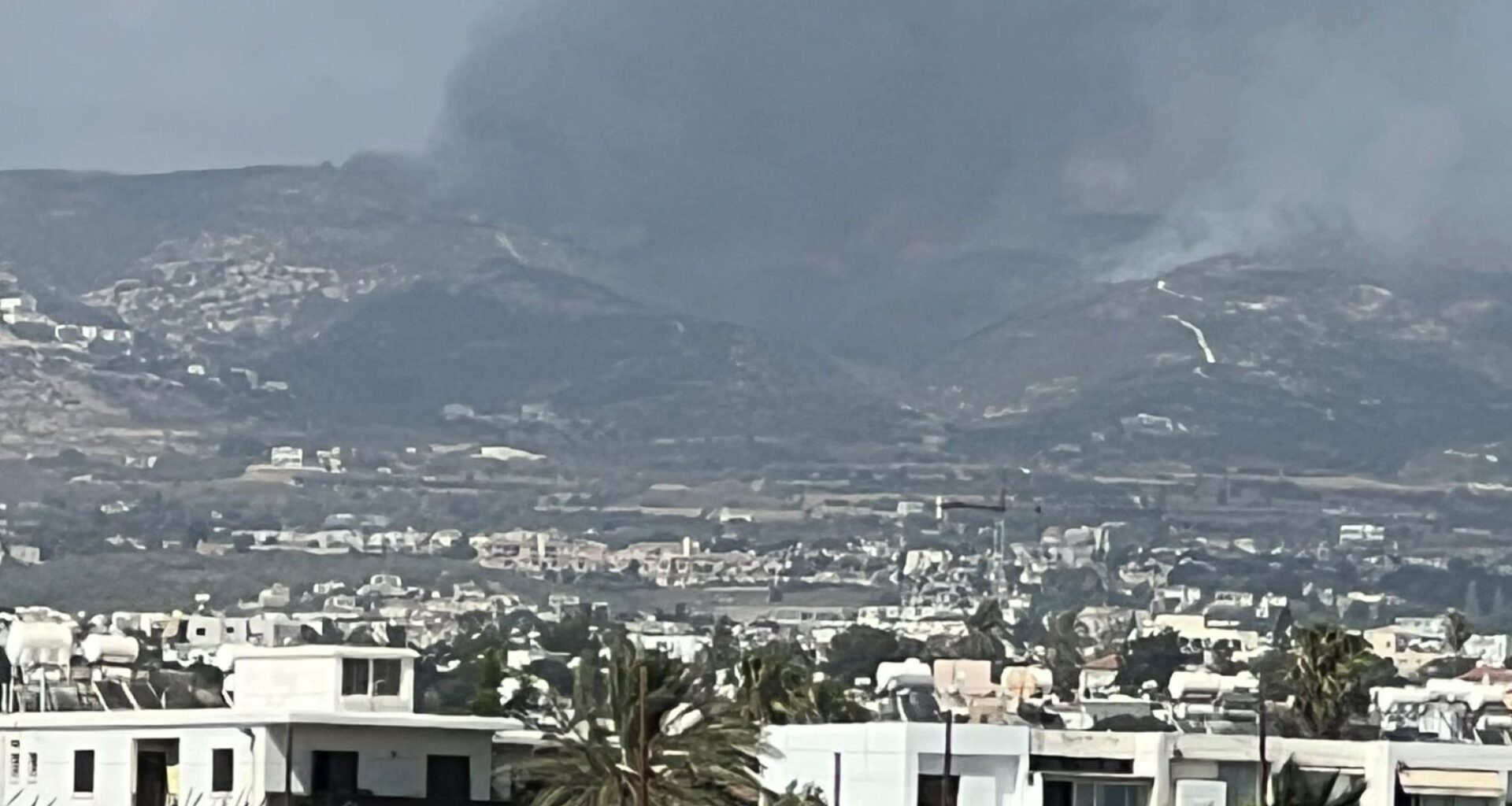 cover Fire near Paphos villages close to being contained