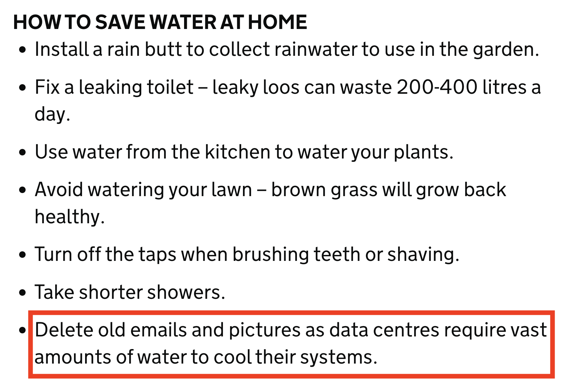 UK Drought Group tech recommendations 2025 August 12