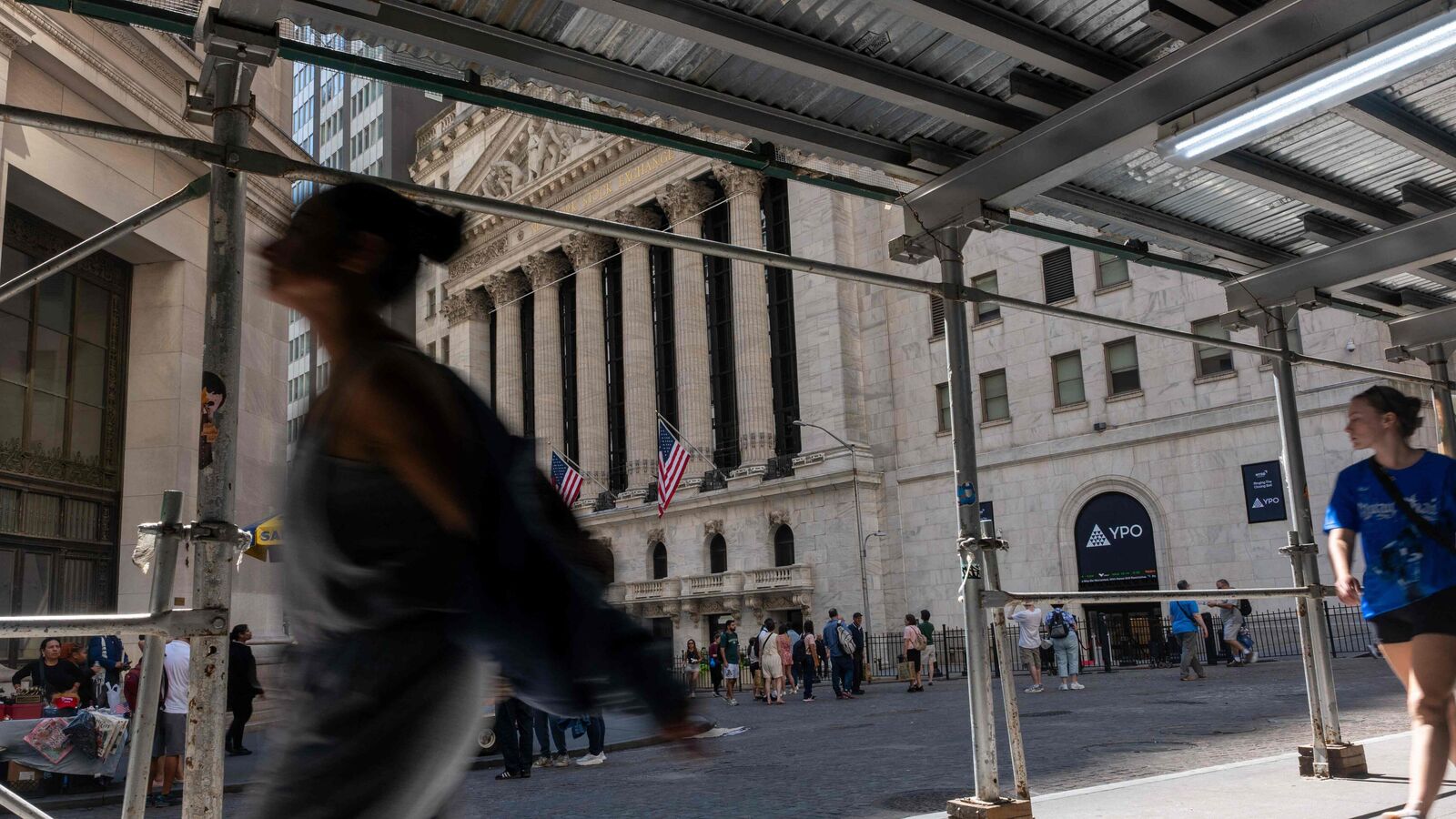 The New York Stock Exchange (NYSE) building in New York City.
